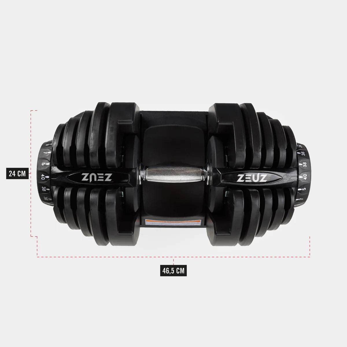 Satz von 2 verstellbaren Hanteln