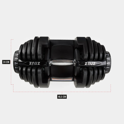 Satz von 2 verstellbaren Hanteln